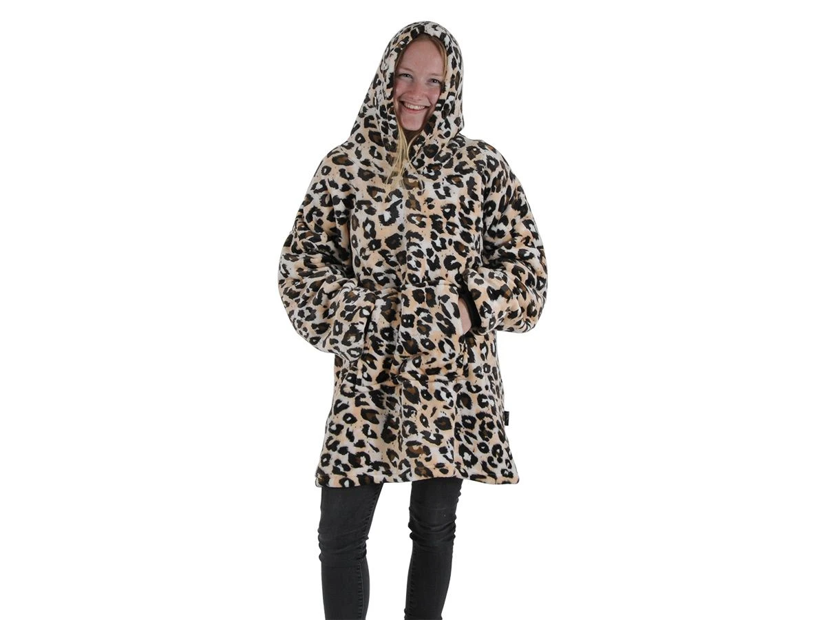 Unique Living Oversized Panterprint Hoodie 2 Unique Living Oversized Panterprint Hoodie - Afbeelding 2