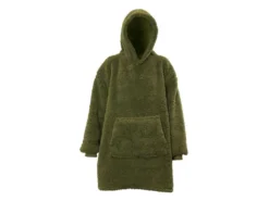 Unique Living Teddy Oversized Hoodie - Winter Green