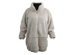 Unique Living Willow Long Oversized Hoodie - Chateau Grey