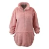 Unique Living Willow Long Oversized Hoodie - Old Pink
